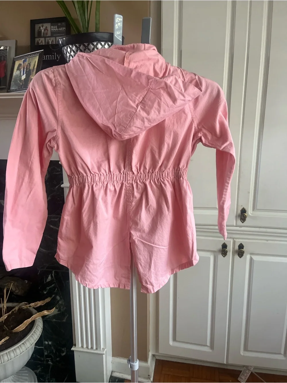 Self Esteem Pink Unicorn Sequin Hooded Raincoat